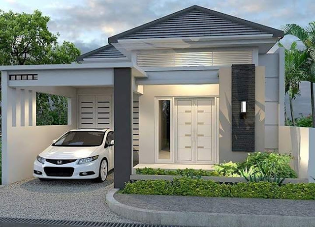 19 Model Rumah Minimalis Tampak Depan Terbaik Saat Ini